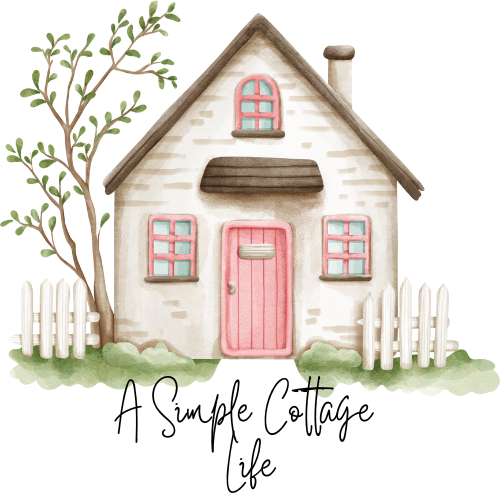 a feminine cottage with a picket fence and tree