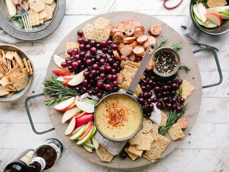 a Mediterranean inspired charcuterie board